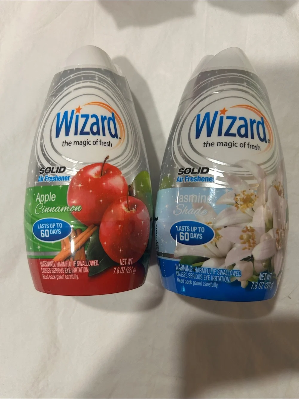 Wizard candles and gel refreshers.